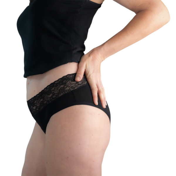 Period Proof Underwear Lace Bikini - Heavy Absorbency XS / UK 08 - Image 2