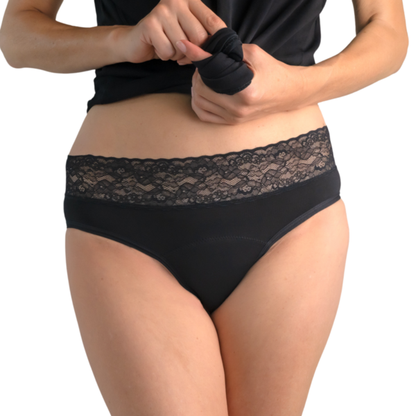 Period Proof Underwear Lace Bikini - Heavy Absorbency XS / UK 08 - Image 4